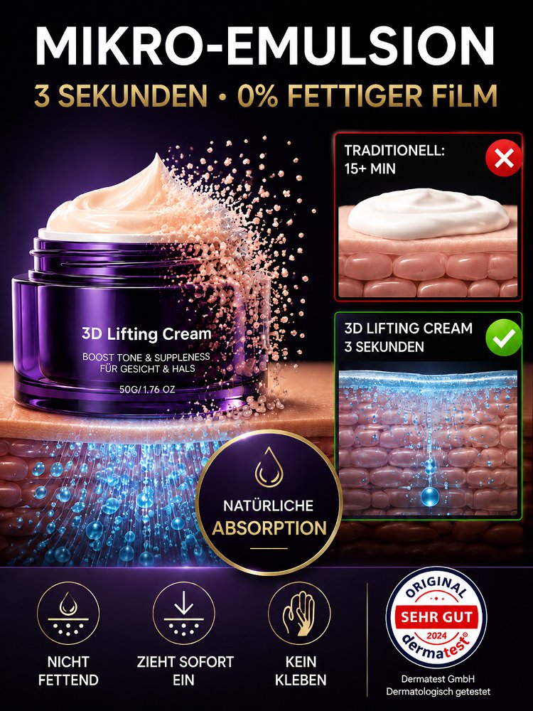 Neutra Glow 3D Lifting Feuchtigkeitscreme für Gesicht und Hals